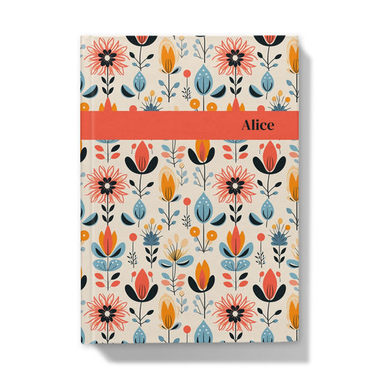 Folk Floral Hardback A5 Journal