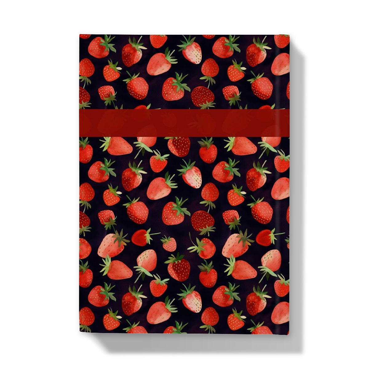 Midnight Strawberries Hardback A5 Journal