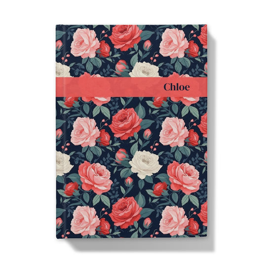 Night Rose Hardback A5 Journal