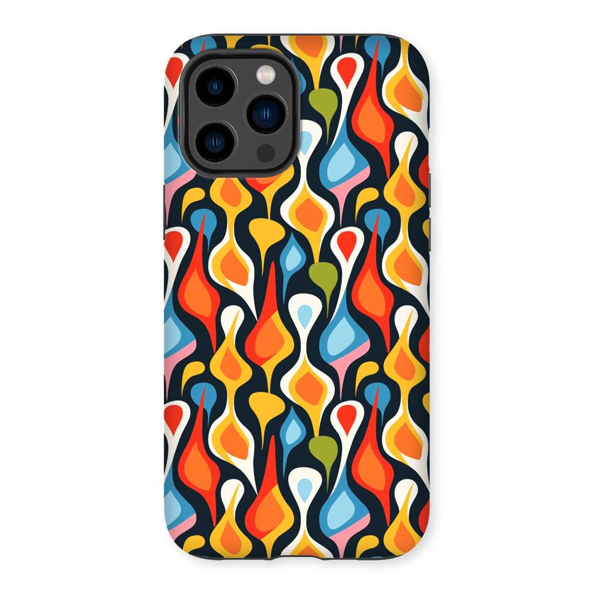 Retro Abstract Tough Phone Case