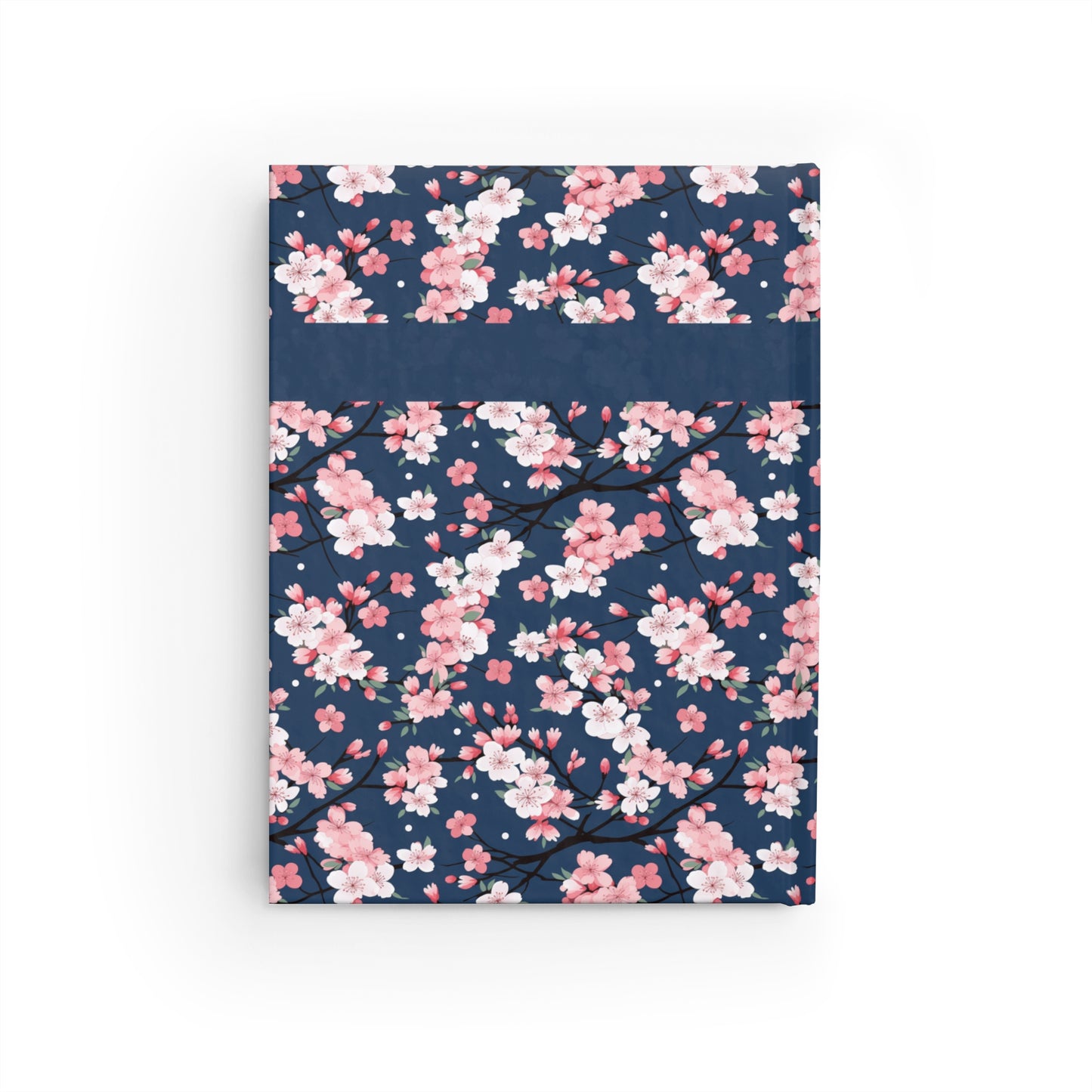 Midnight Cherry Blossom Journal - Ruled Line