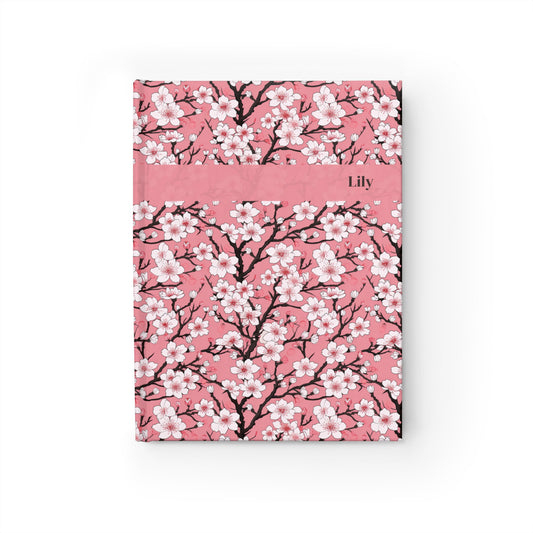 Cherry Blossom Pink Journal - Ruled Line