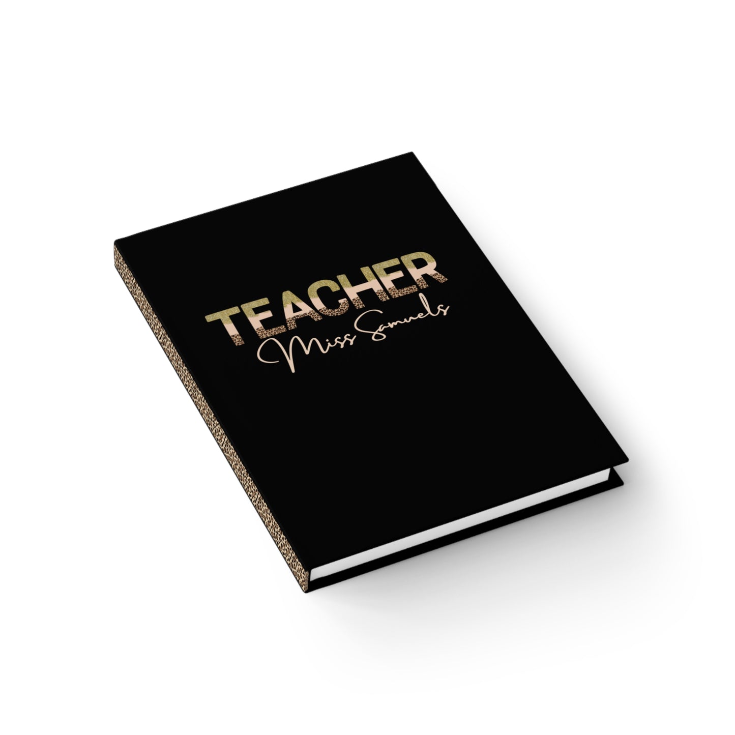 Animal Print Teacher Journal - Ruled Line