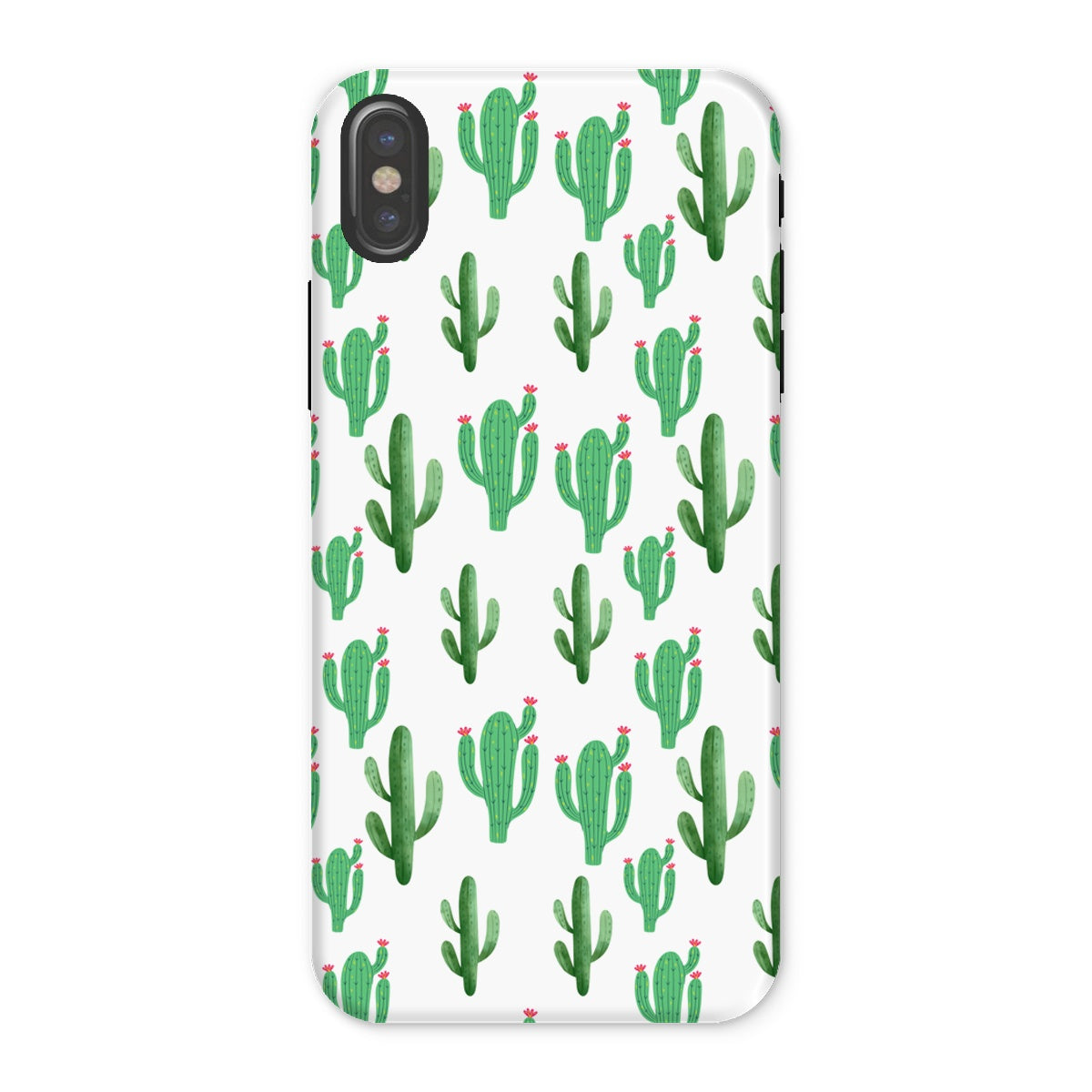 Cactus White Tough Phone Case