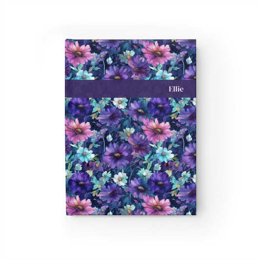 Violets Journal - Ruled Line