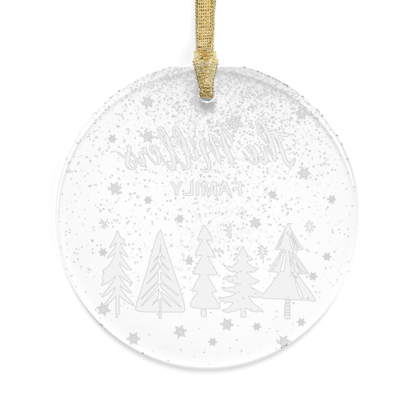 Family Christmas Tree Acrylic Ornament