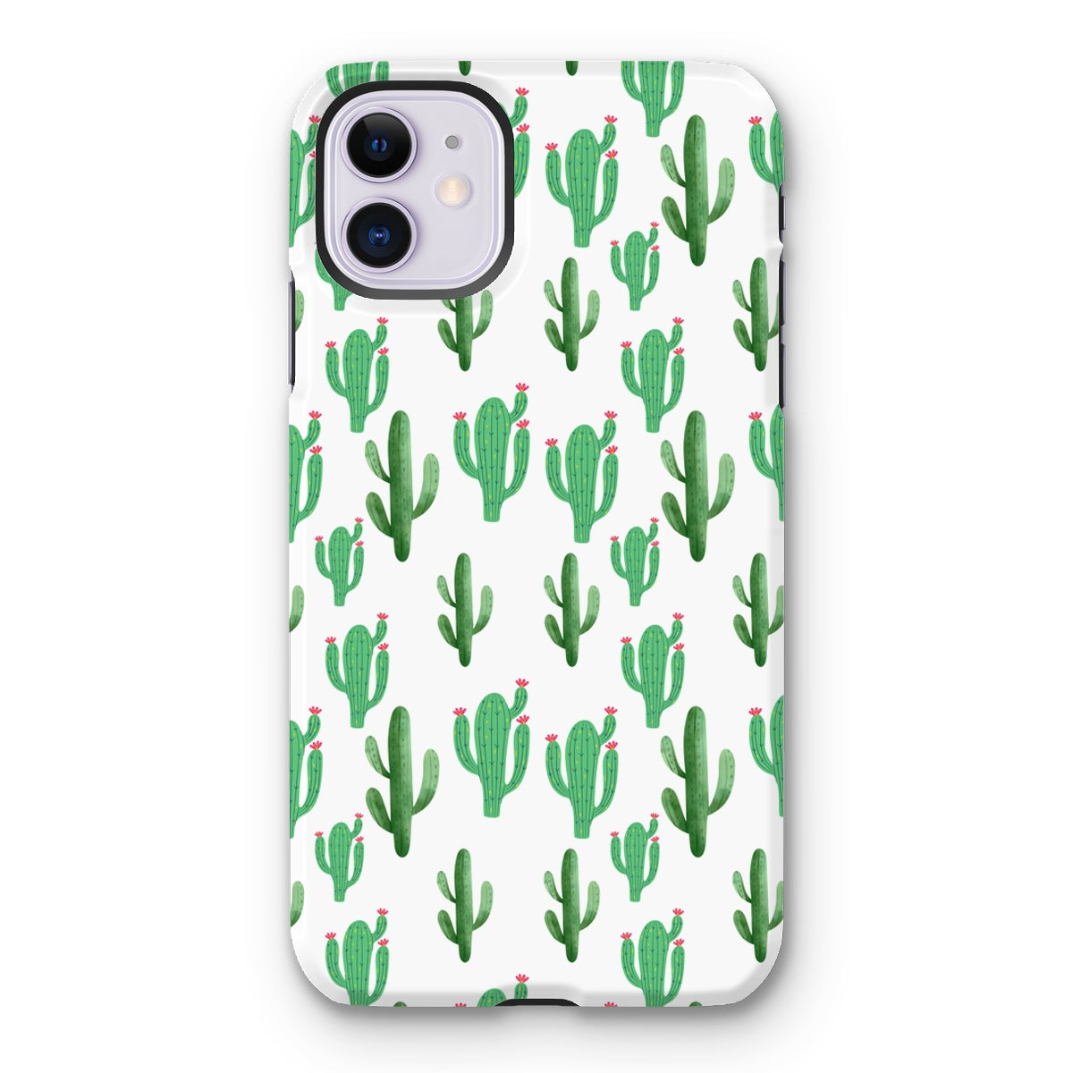 Cactus White Tough Phone Case