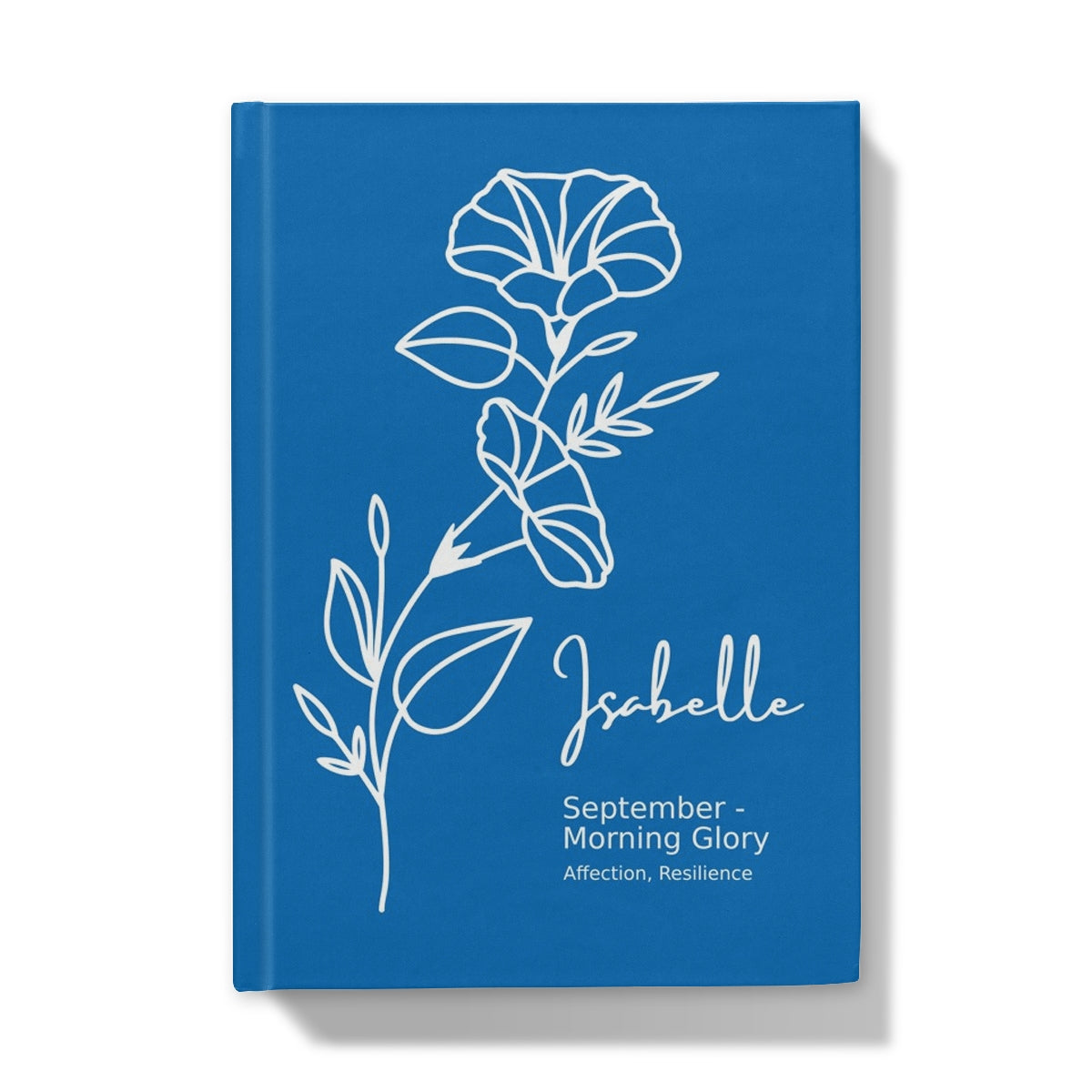 September Birthflower Hardback Journal