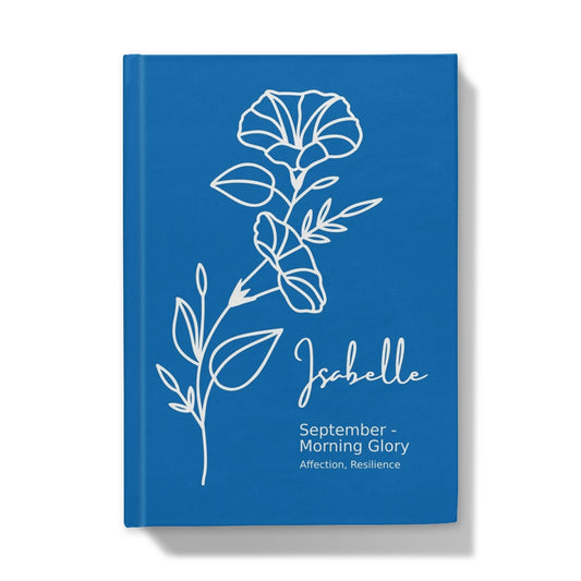 September Birthflower Hardback Journal