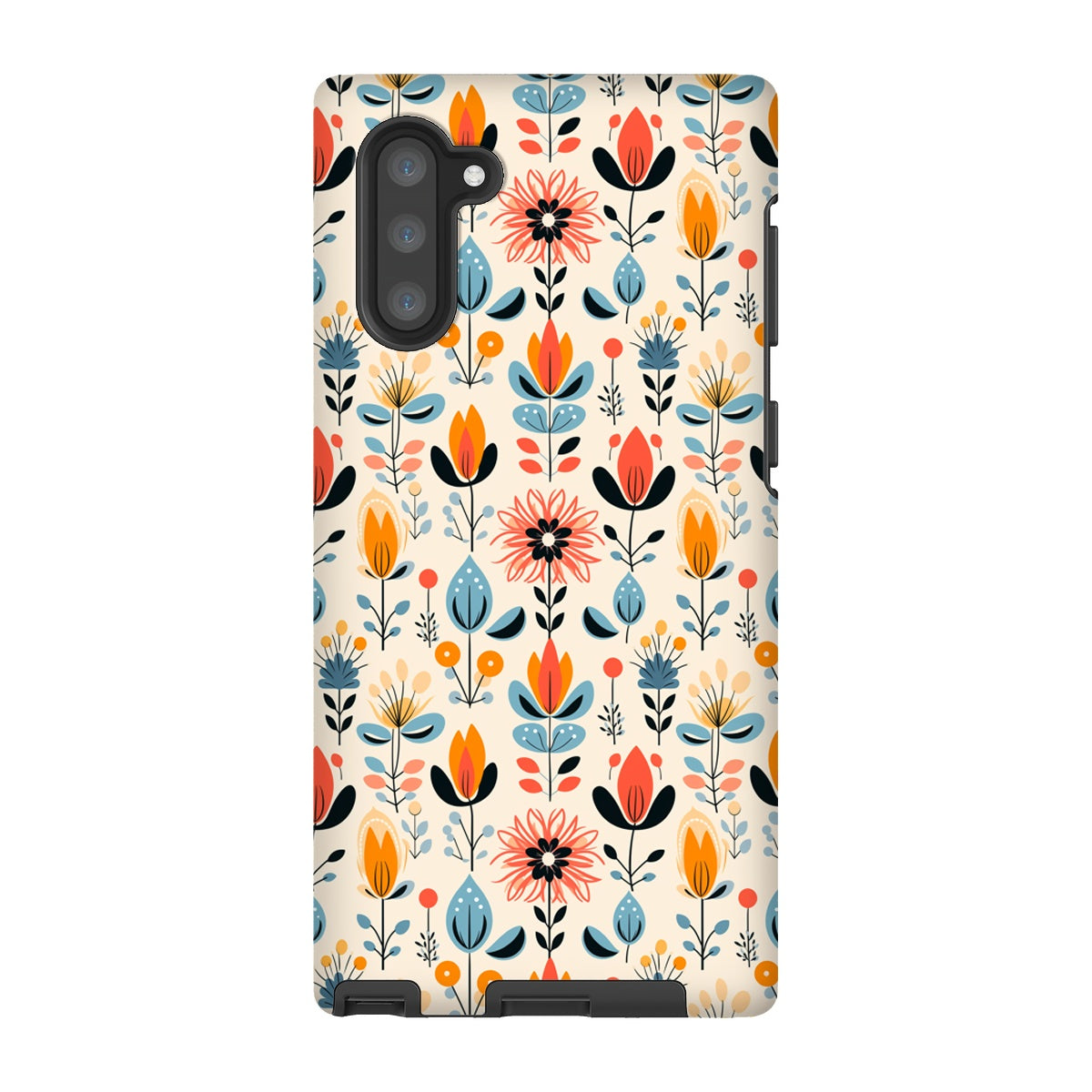 Folk Floral Tough Phone Case