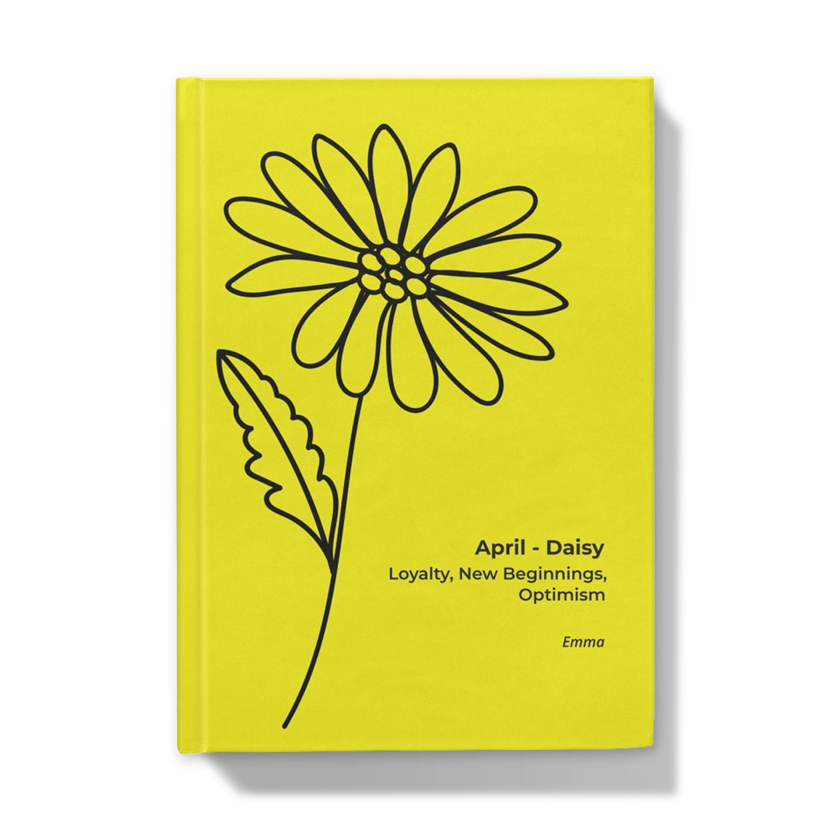 April Birthflower Hardback A5 Journal