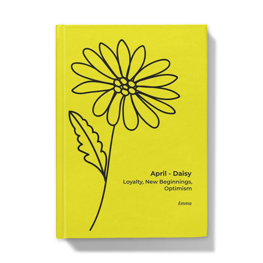 April Birthflower Hardback A5 Journal