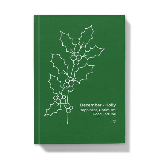 December Birthflower Hardback A5 Journal