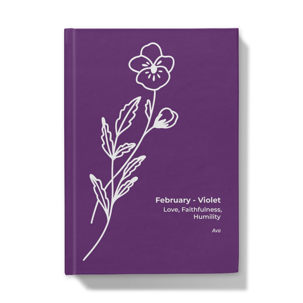 February Birthflower Hardback A5 Journal