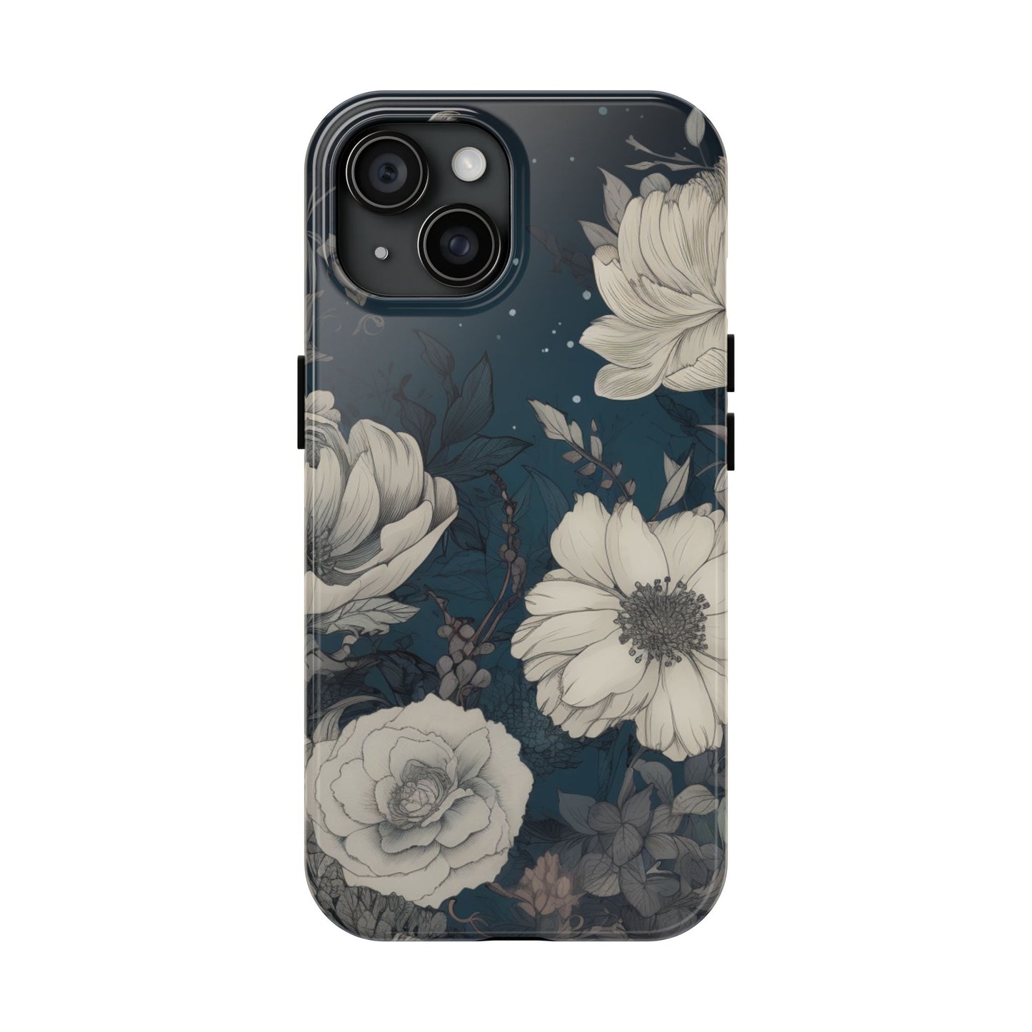 Evening Sky Peonies Tough Phone Case