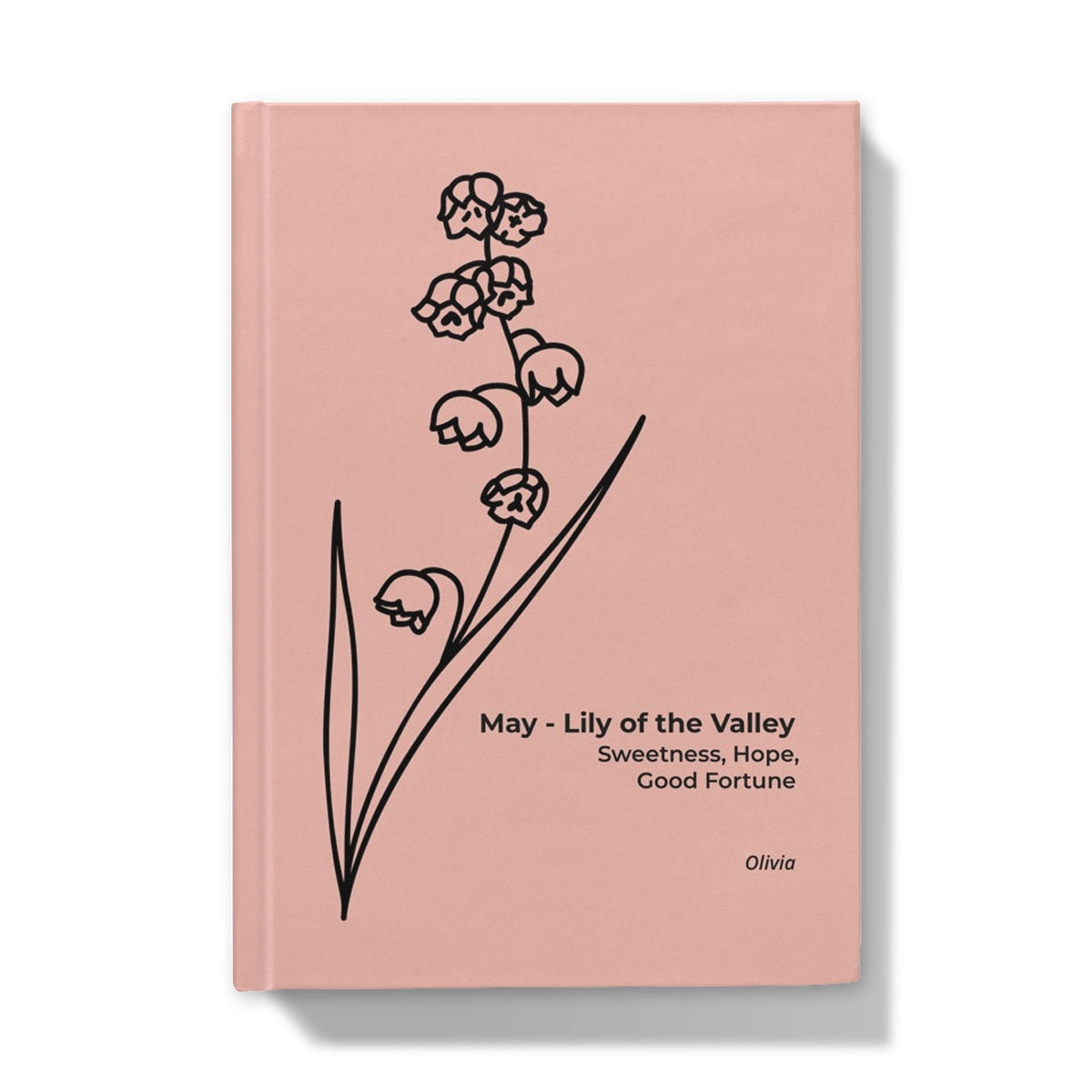 May Birthflower Hardback A5 Journal