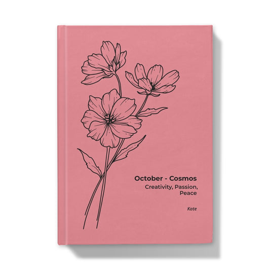 October Birthflower Hardback A5 Journal