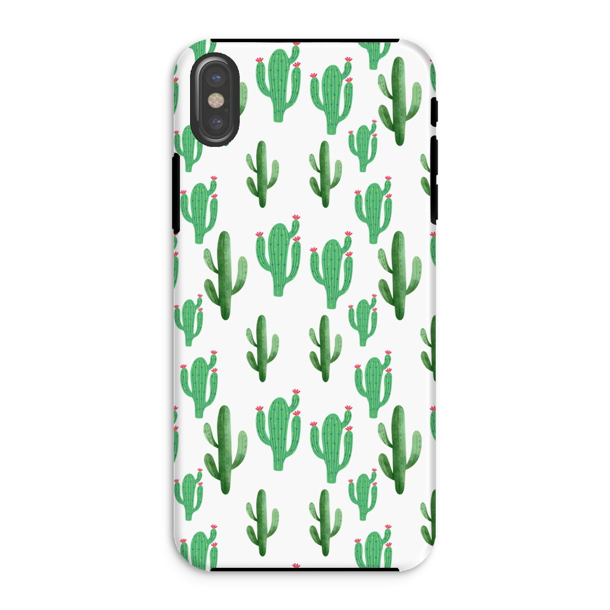 Cactus White Tough Phone Case