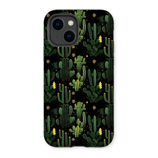 Sparkly Cactus Tough Phone Case