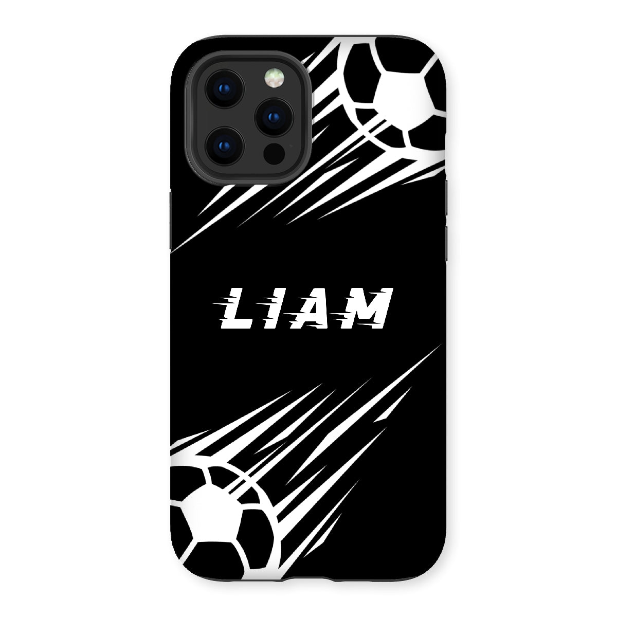 Strike Football Black Tough Phone Case