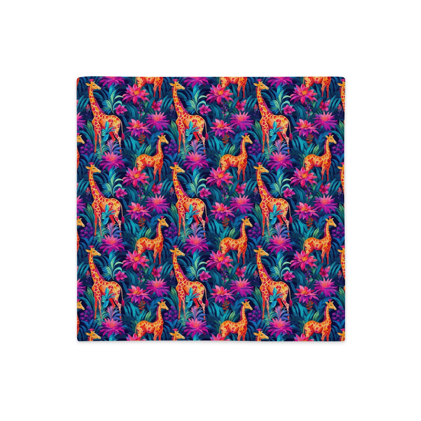 Giraffe Maximalist Premium Pillow Case