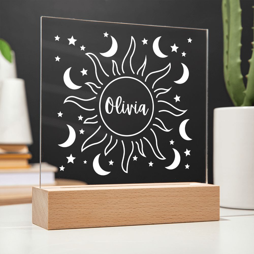 Sun and Moon Plaque