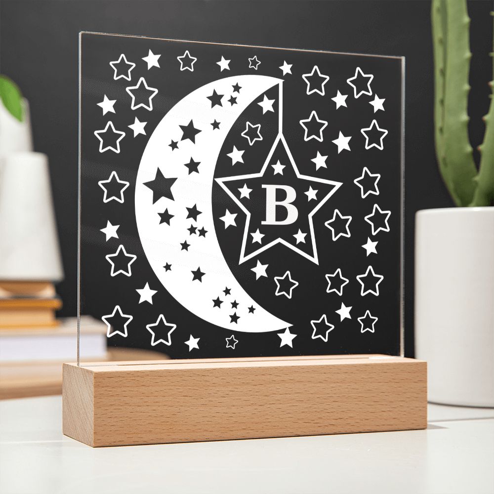 Moon and Stars Plaque