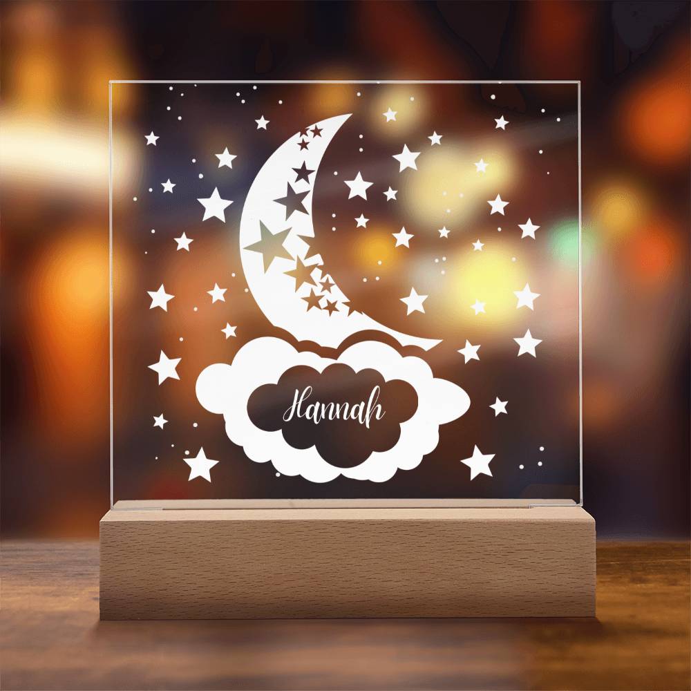 Starry Moon Plaque