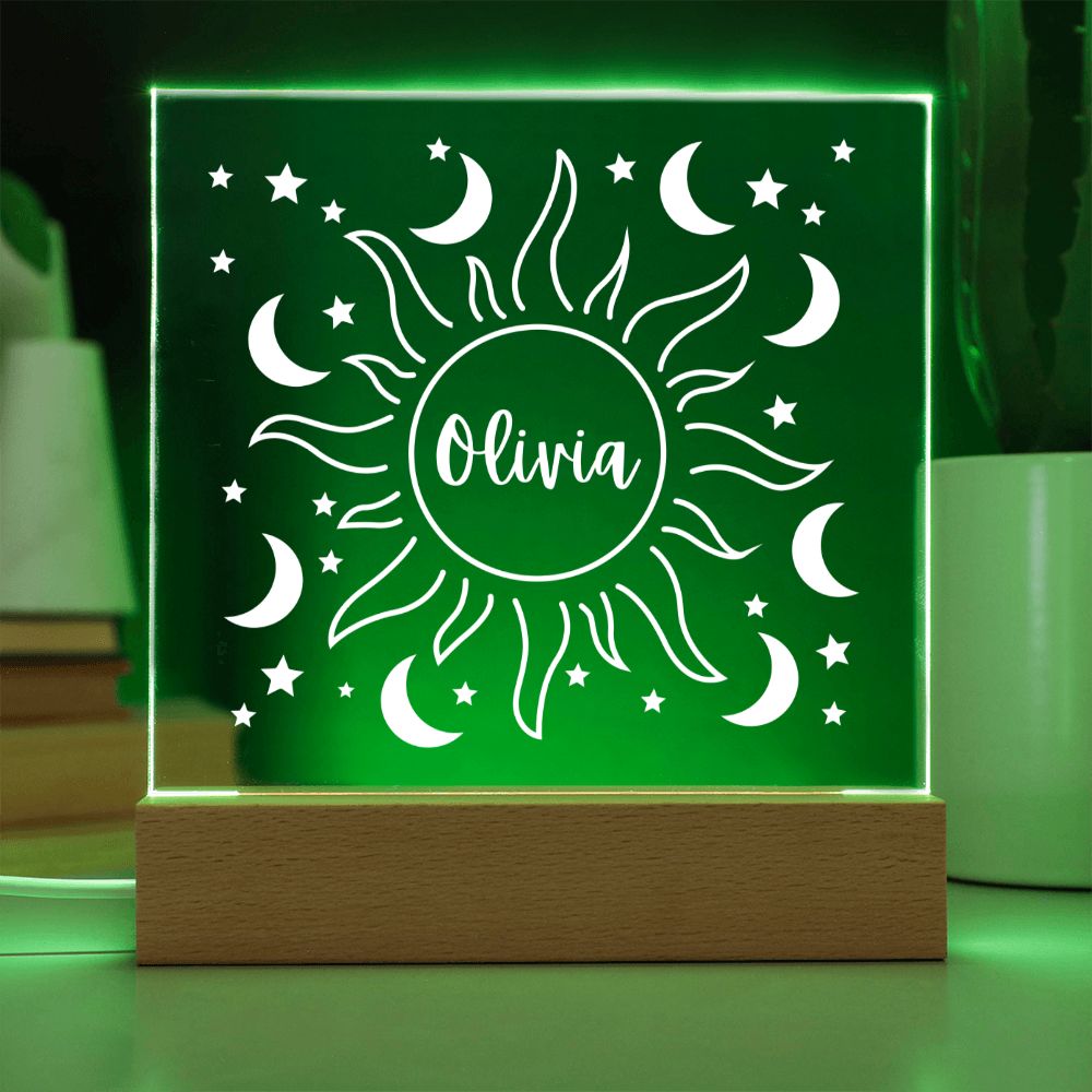 Sun and Moon Plaque