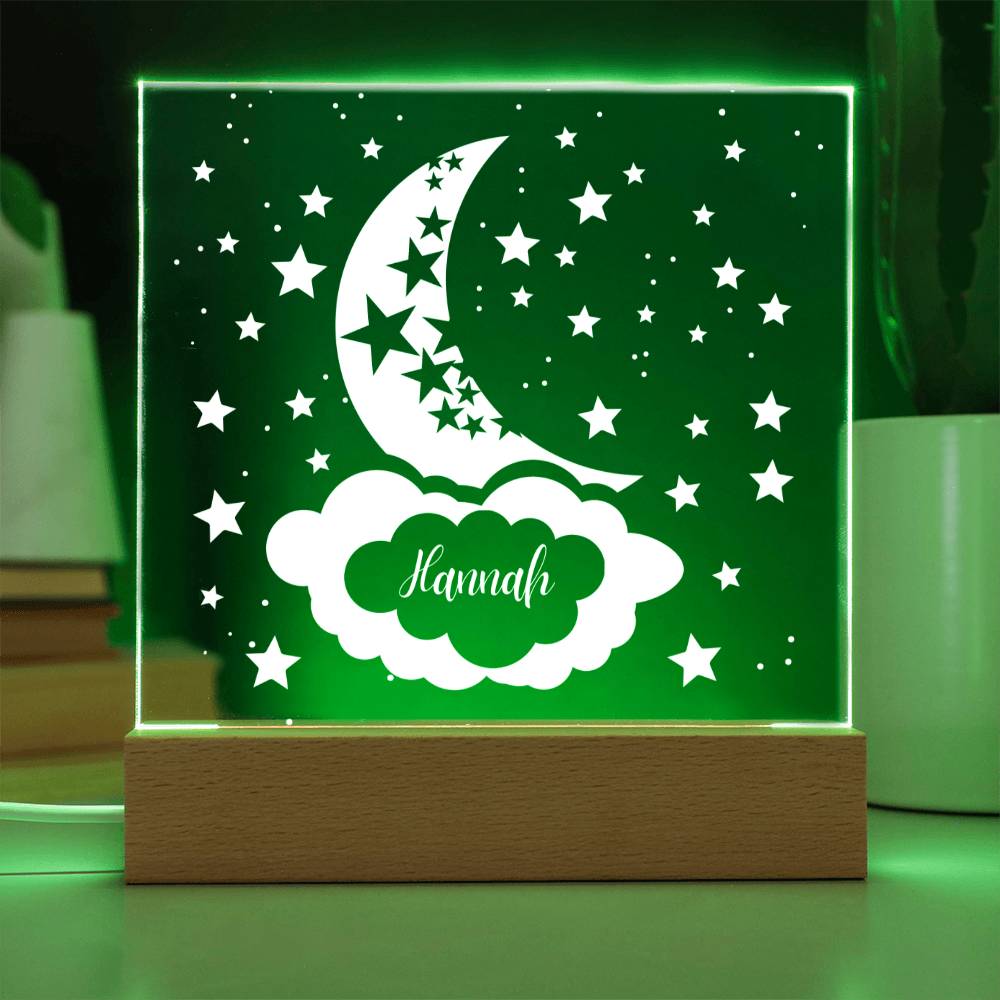 Starry Moon Plaque