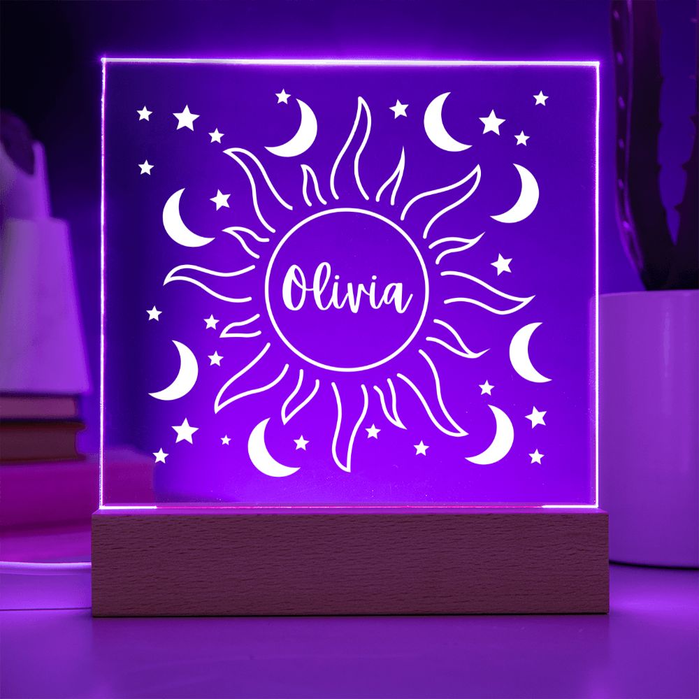 Sun and Moon Plaque