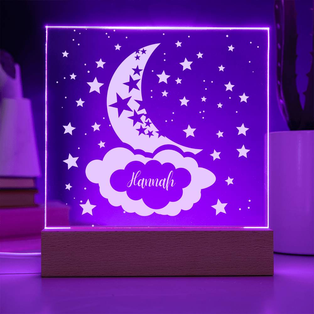 Starry Moon Plaque