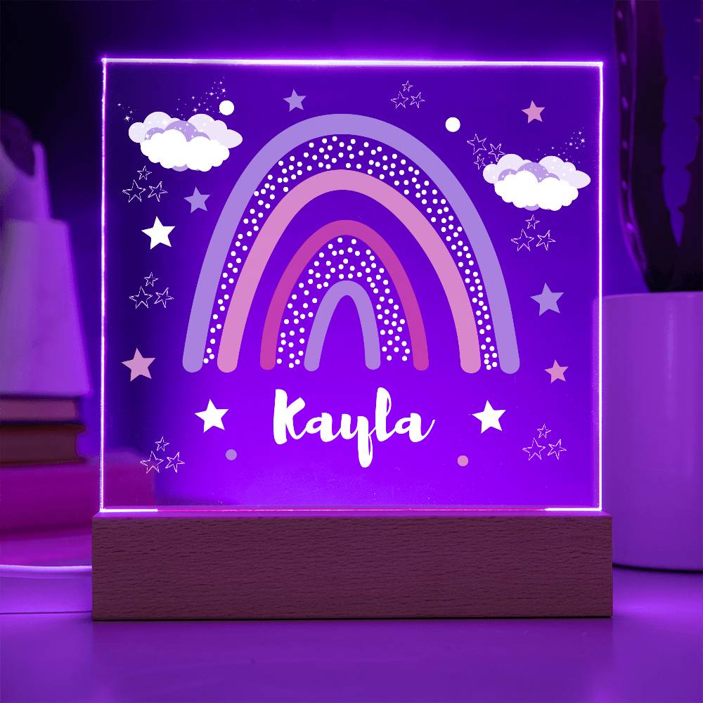 Rainbow Acrylic Plaque