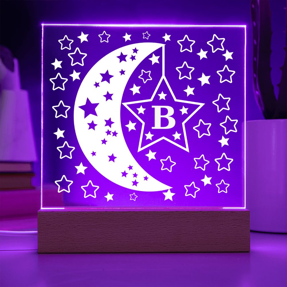 Moon and Stars Plaque