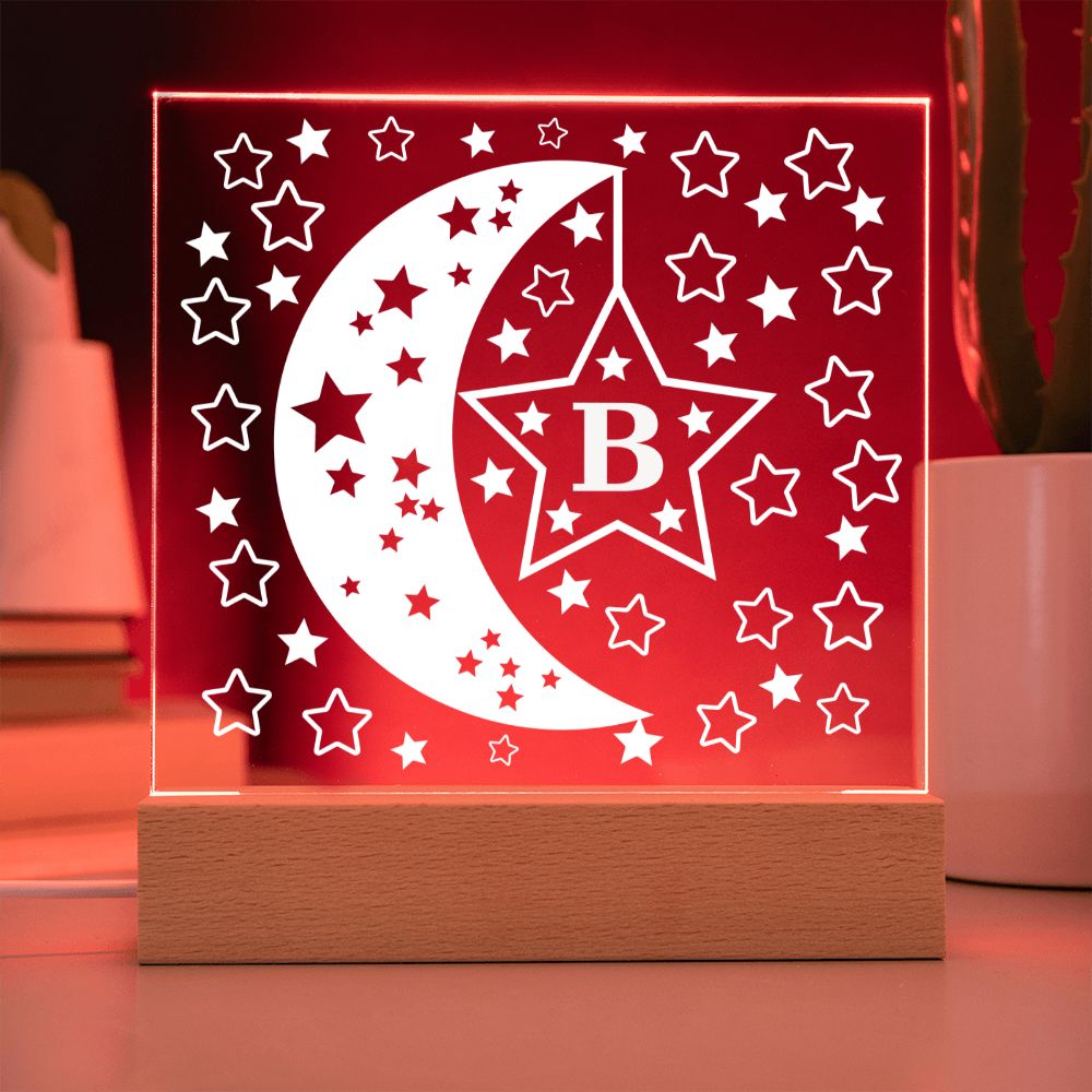 Moon and Stars Plaque