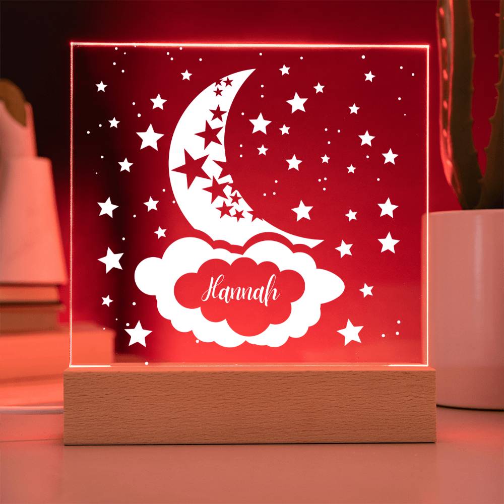 Starry Moon Plaque