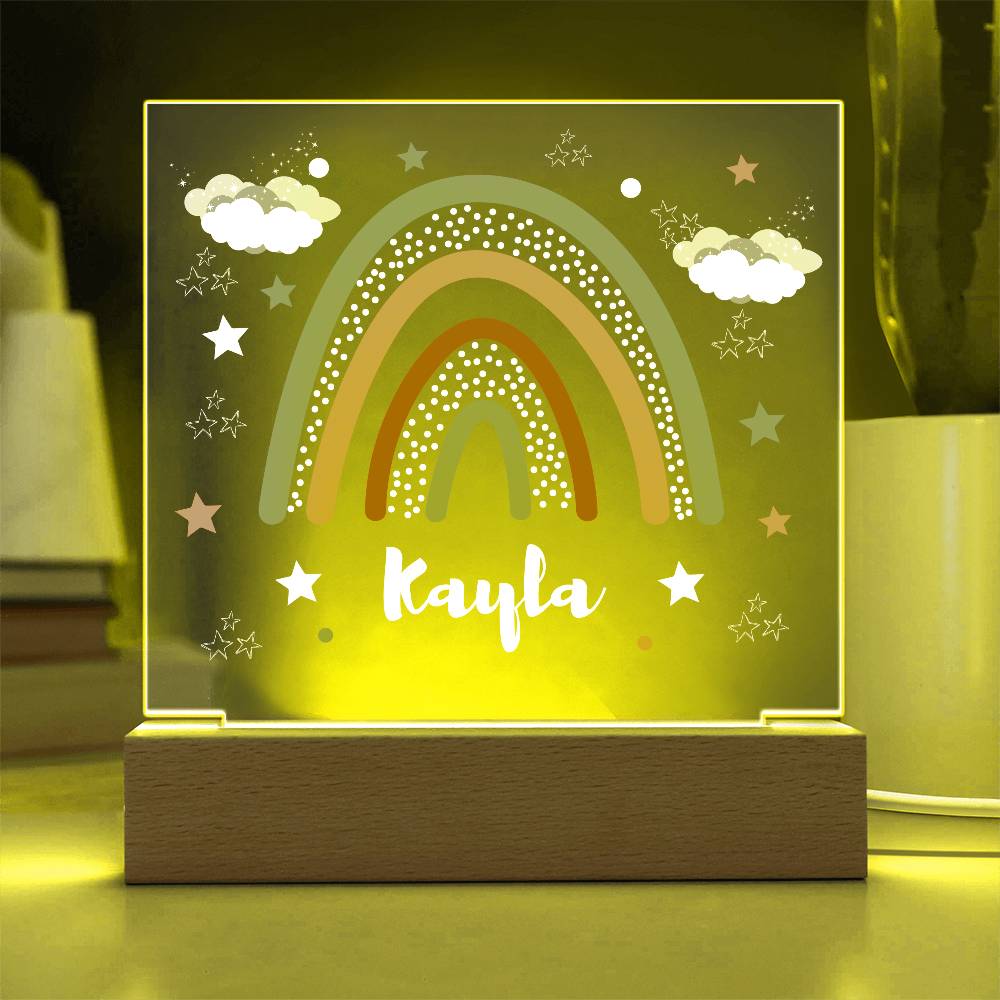 Rainbow Acrylic Plaque