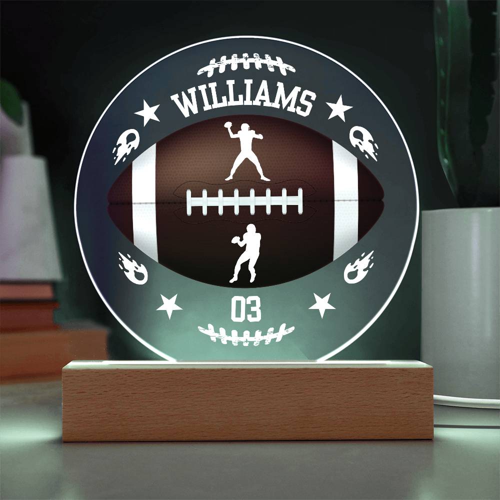 Touchdown Acrylic Plaque