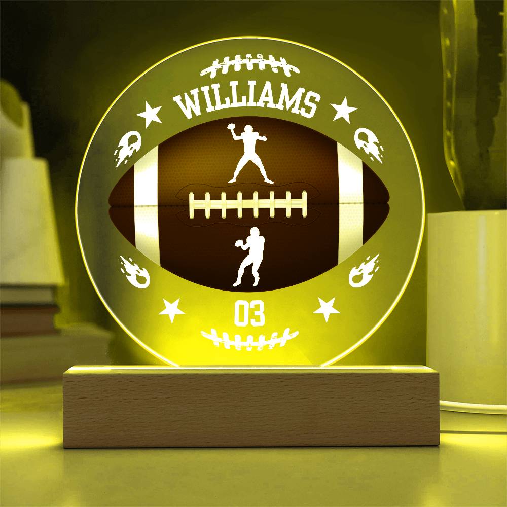 Touchdown Acrylic Plaque