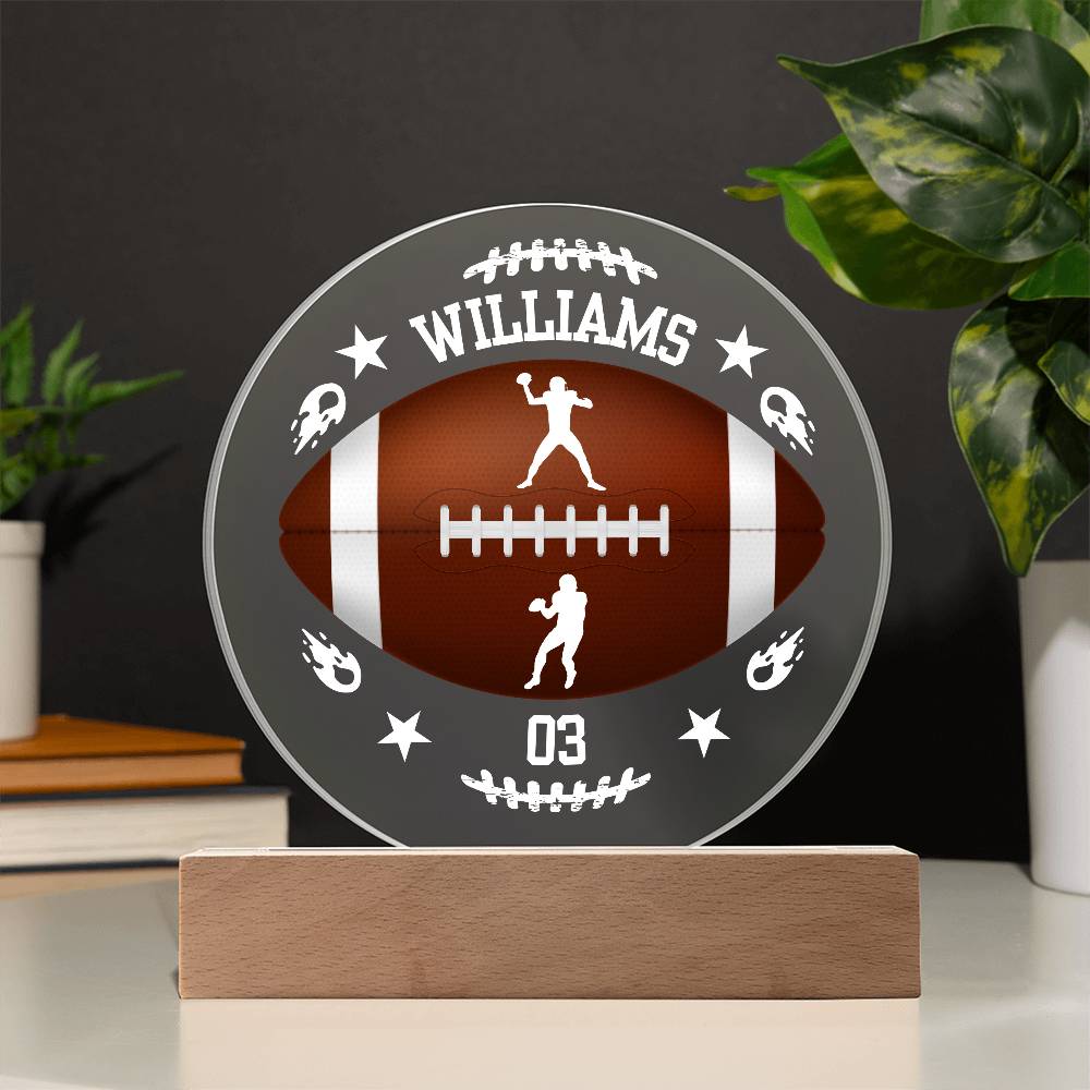 Touchdown Acrylic Plaque