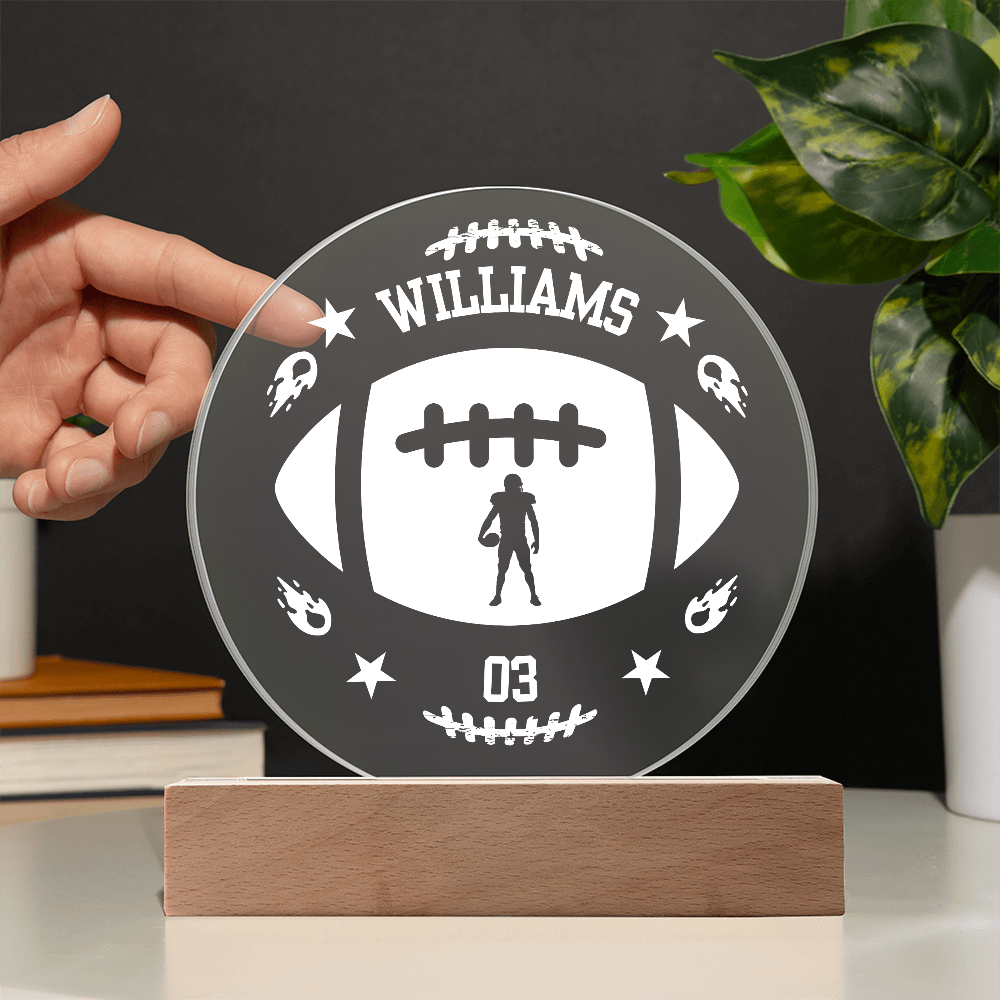 Love Football Plaque