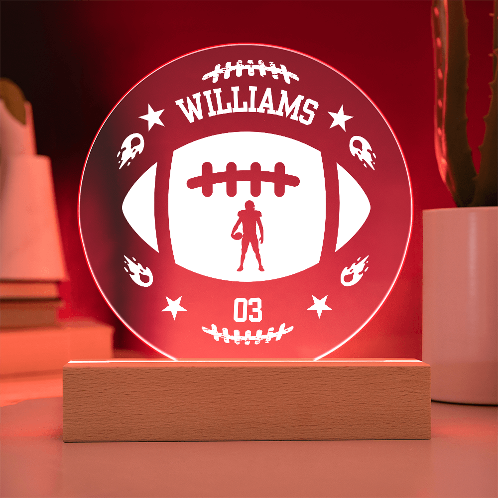 Love Football Plaque