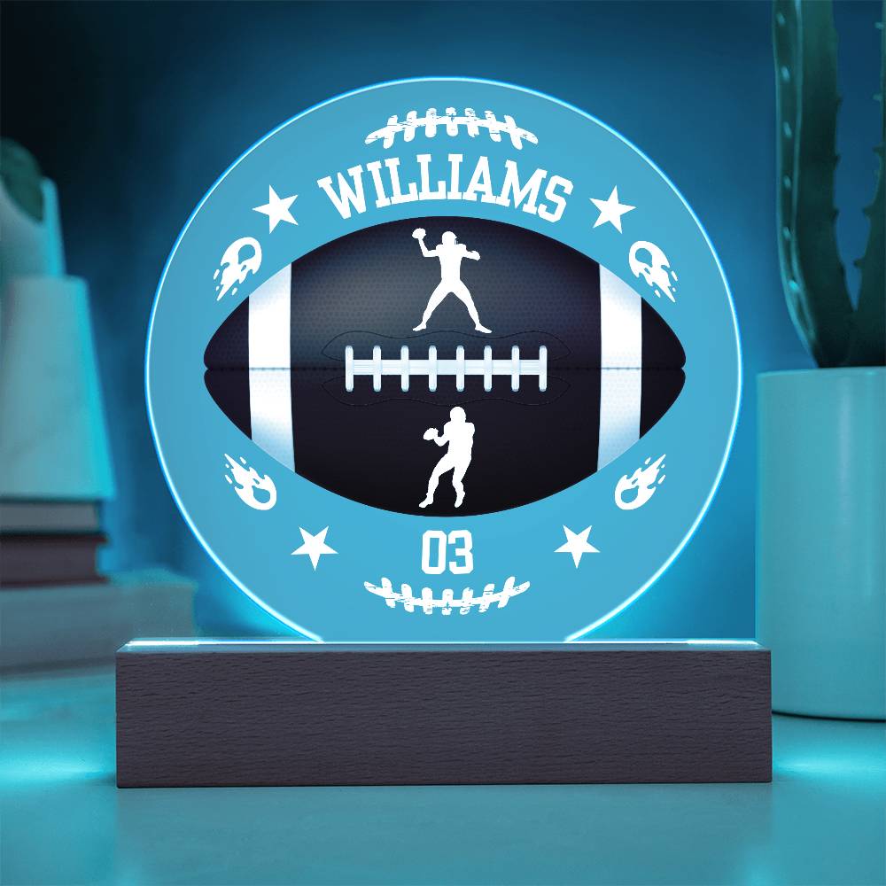 Touchdown Acrylic Plaque