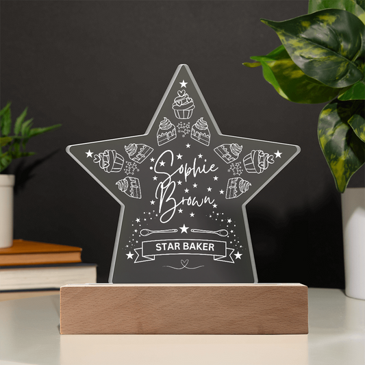 Star Baker Acrylic Plaque