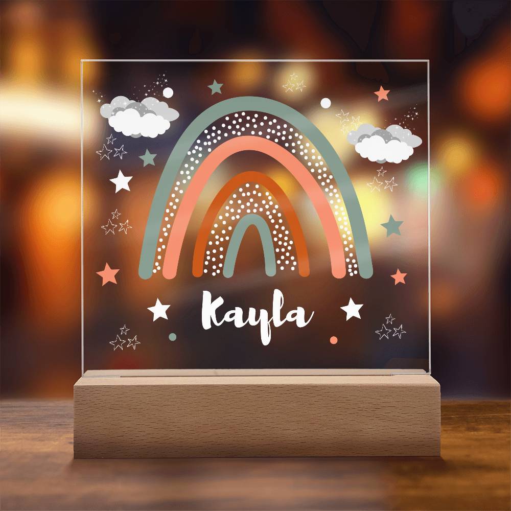 Rainbow Acrylic Plaque