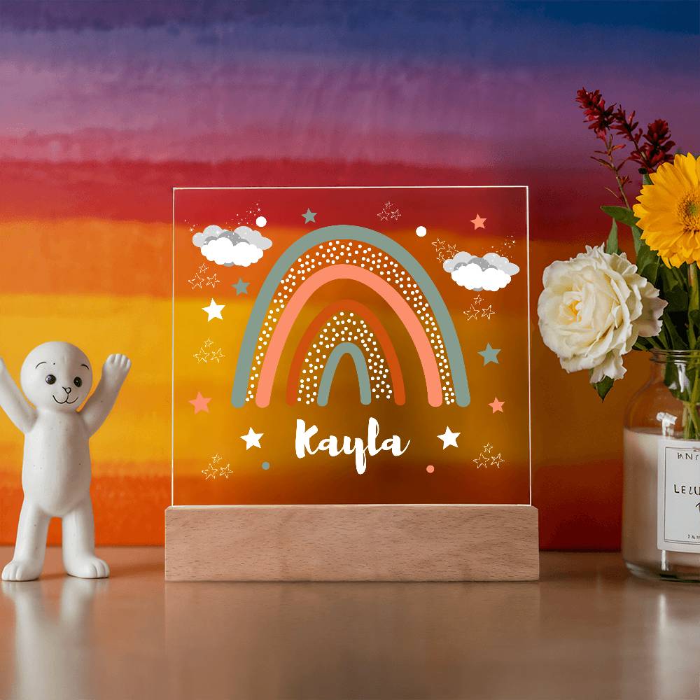 Rainbow Acrylic Plaque