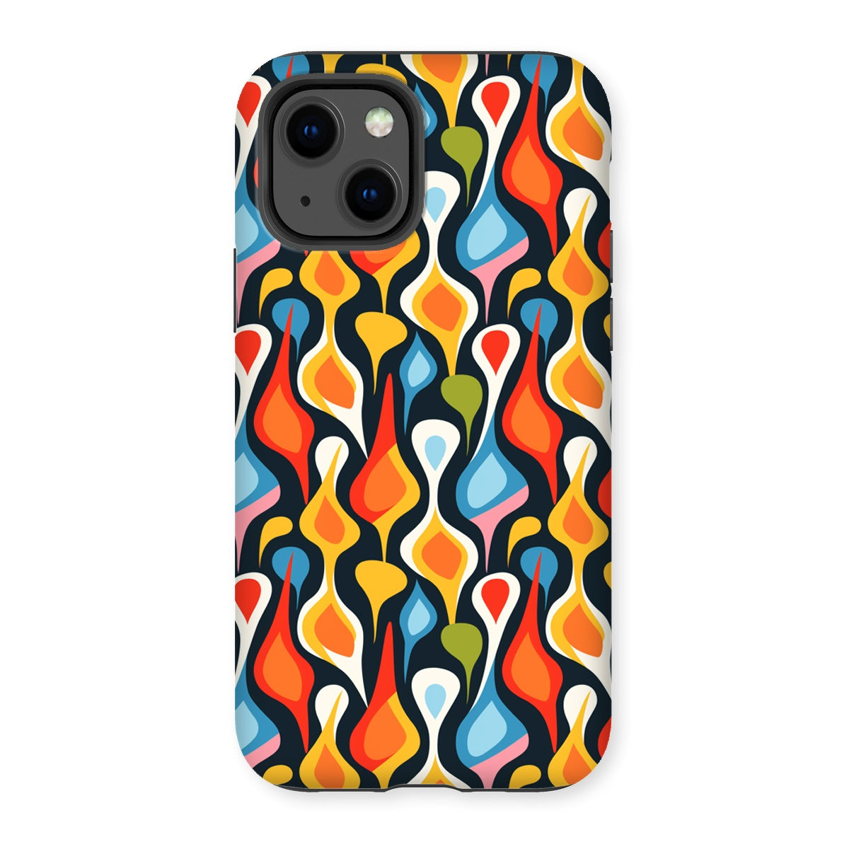 Retro Abstract Tough Phone Case