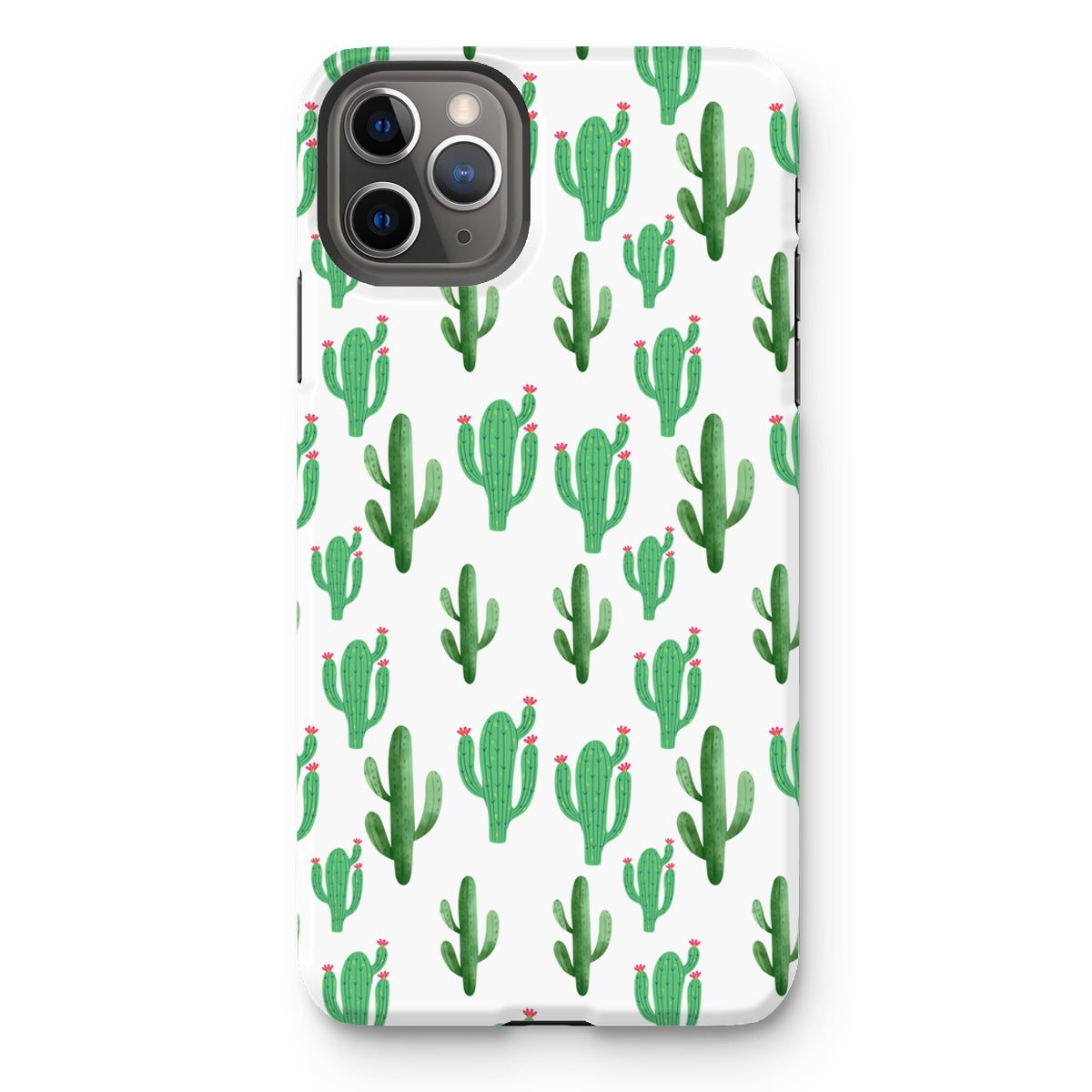 Cactus White Tough Phone Case