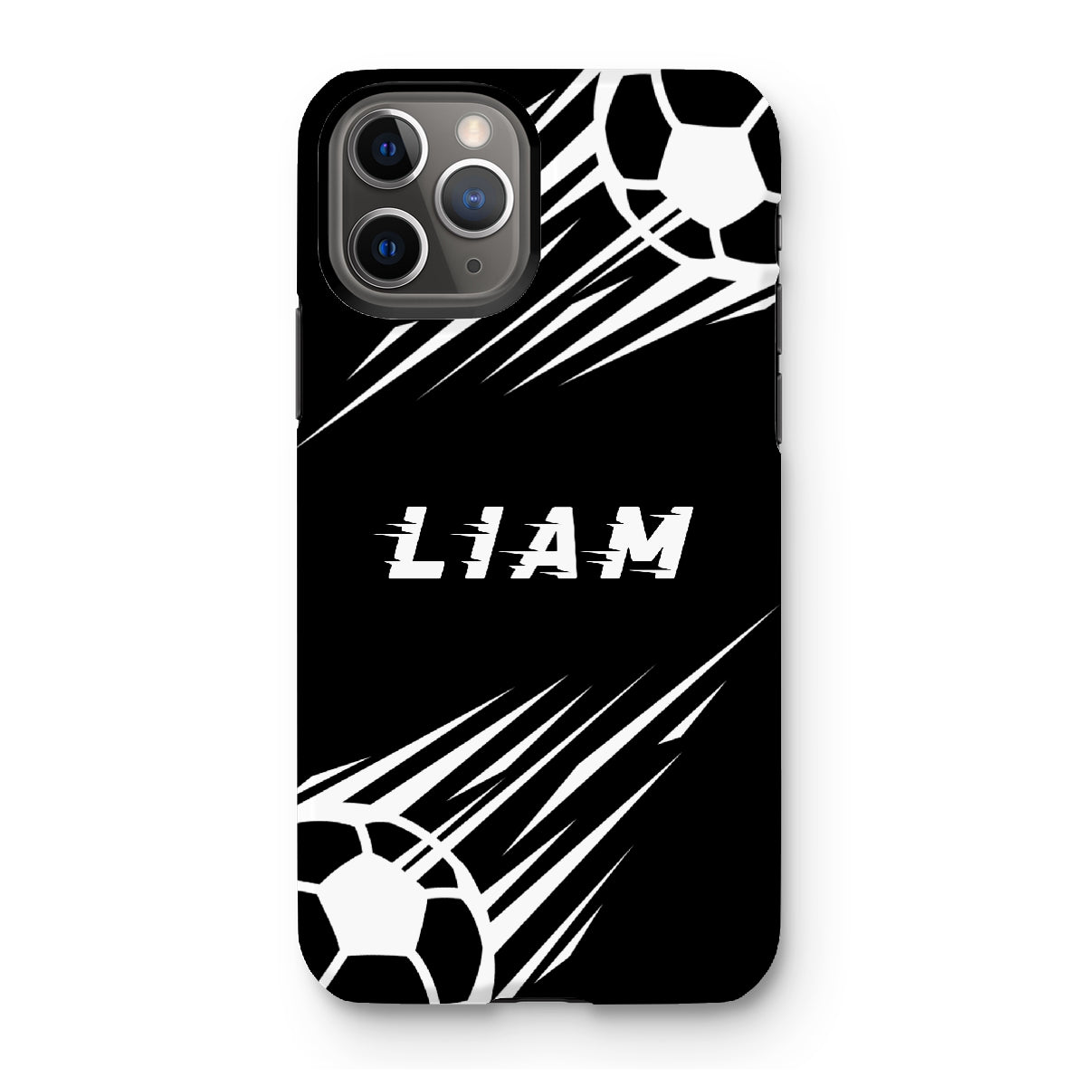 Strike Football Black Tough Phone Case