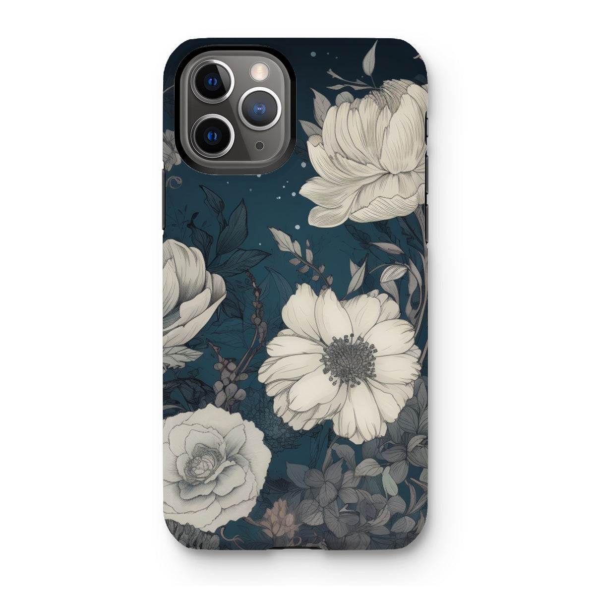 Evening Sky Peonies Tough Phone Case